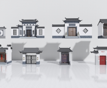 Chinese Style Facade Element-ID:375303981