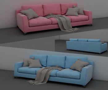 Modern Three-seat Sofa-ID:492939977