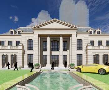 New Classical Style Building Appearance-ID:361613045