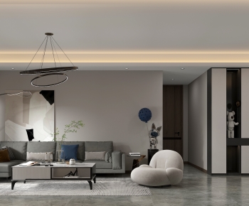 Modern A Living Room-ID:520812997