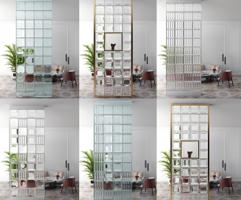 Modern Glass Screen Partition-ID:161581998