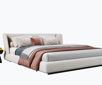 Modern Double Bed-ID:702857978