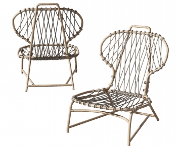 Wabi-sabi Style Lounge Chair-ID:346204047