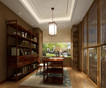 New Chinese Style Study Space-ID:287300112