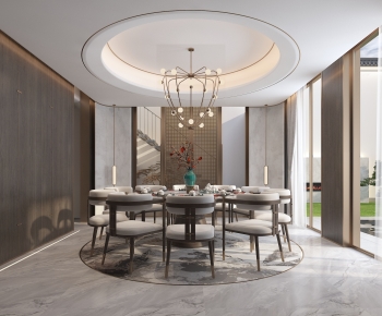 New Chinese Style Dining Room-ID:263540793