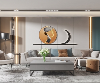 Modern A Living Room-ID:951334004
