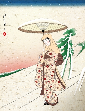 日本浮世繪插畫素材-ID:5248182