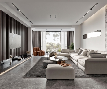 Modern A Living Room-ID:423033955