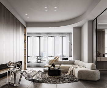 Wabi-sabi Style A Living Room-ID:532958982