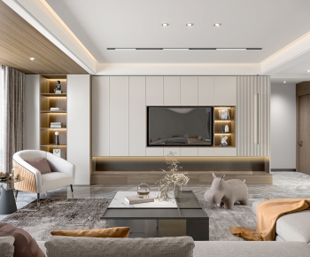 Modern A Living Room-ID:586186898