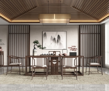 New Chinese Style Tea House-ID:267072926