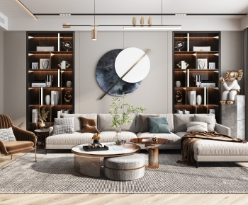 Modern A Living Room-ID:135237937