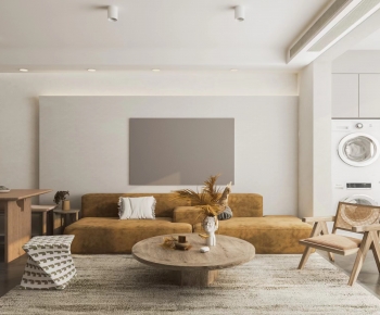 Wabi-sabi Style A Living Room-ID:722583066