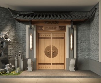Chinese Style Facade Element-ID:910871985