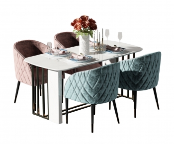 Modern Dining Table And Chairs-ID:206410885