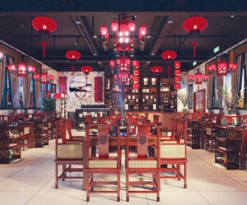 中式重庆火锅店餐厅-ID:481358051