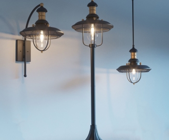 Industrial Style Floor Lamp-ID:155406956