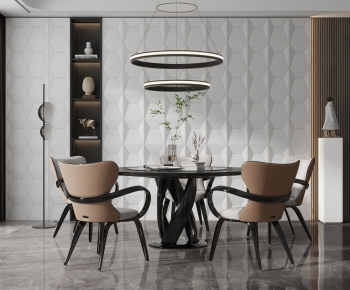 Modern Dining Table And Chairs-ID:867350133