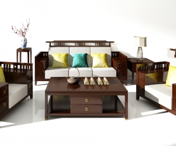 Chinese Style Sofa Combination-ID:527157078