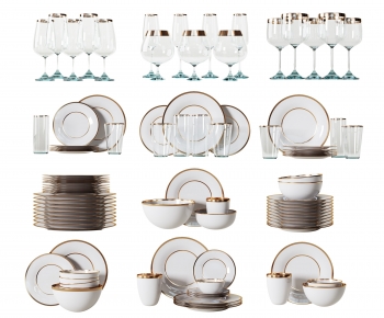 Modern Cutlery/tea Set-ID:452348955