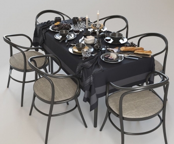 Modern Dining Table And Chairs-ID:331018925