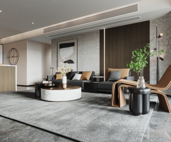 Modern A Living Room-ID:383121976