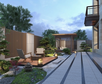 New Chinese Style Courtyard/landscape-ID:923481071