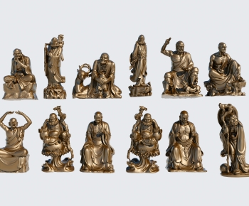 中式佛像罗汉雕塑雕像摆件-ID:632920983
