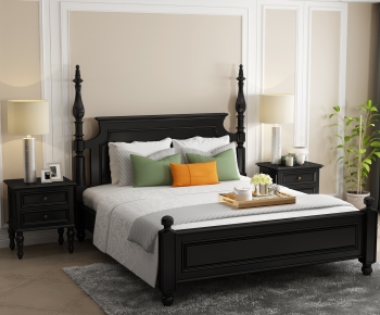 American Style Double Bed-ID:527789621