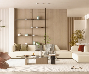 Wabi-sabi Style A Living Room-ID:414925109