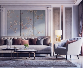 European Style Sofa Combination-ID:206851013