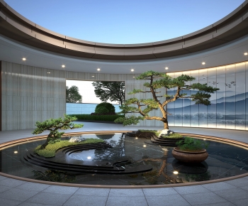 New Chinese Style Garden-ID:662864923