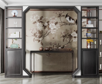 New Chinese Style Decorative Cabinet-ID:478535891