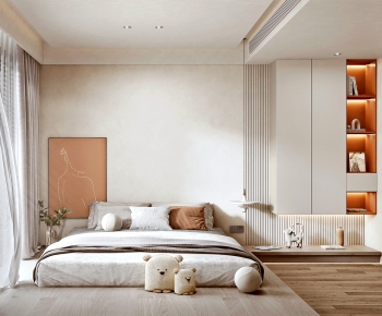 Wabi-sabi Style Bedroom-ID:196904904