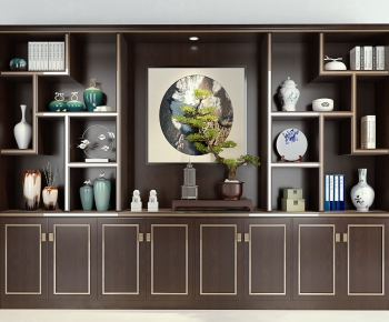 Chinese Style Decorative Cabinet-ID:835352906