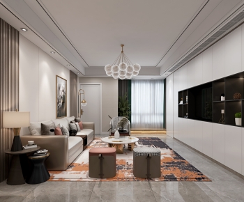 Modern A Living Room-ID:394006974