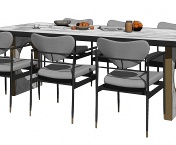 Modern Dining Table And Chairs-ID:287902128