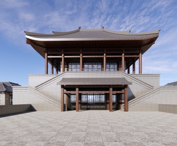 Chinese Style Ancient Architectural Buildings-ID:470205079