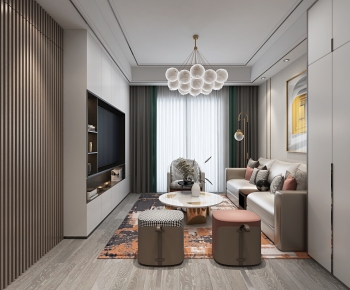 Modern A Living Room-ID:564204933