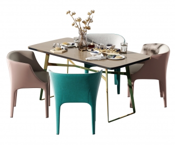 Modern Dining Table And Chairs-ID:747596985