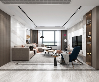Modern A Living Room-ID:889858969