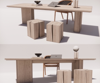Modern Computer Desk And Chair-ID:730005033