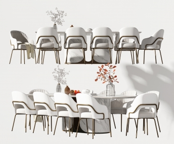 Modern Dining Table And Chairs-ID:590605974