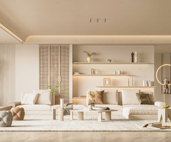 Wabi-sabi Style A Living Room-ID:602921963