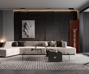 Modern A Living Room-ID:970300914