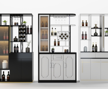 Modern Wine Cabinet-ID:883908034