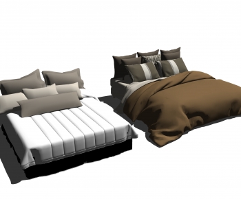 Modern Double Bed-ID:188730009
