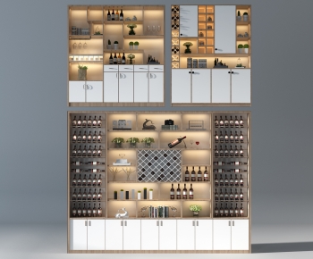 Modern Wine Cabinet-ID:956635009