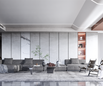 Modern A Living Room-ID:944318061