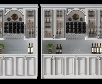 Simple European Style Wine Cabinet-ID:331881073